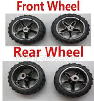 Wltoys 2019 Parts-Front Wheel(2pcs) & Rear Wheel(2pcs),Wltoys 2019 RC Car Spare Parts Replacement Accessories,1:32 Scale 4wd,2019 rc racing car Parts,On Road Drift Racing Truck Car Parts